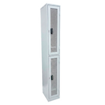 Locker Metálico de 2 Puertas con Ventilación Perforada