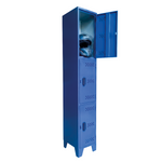 Locker Metálico de 3 Puertas con Ventilación