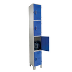 Locker Metálico Vertical de 4 Puertas con Ventilación
