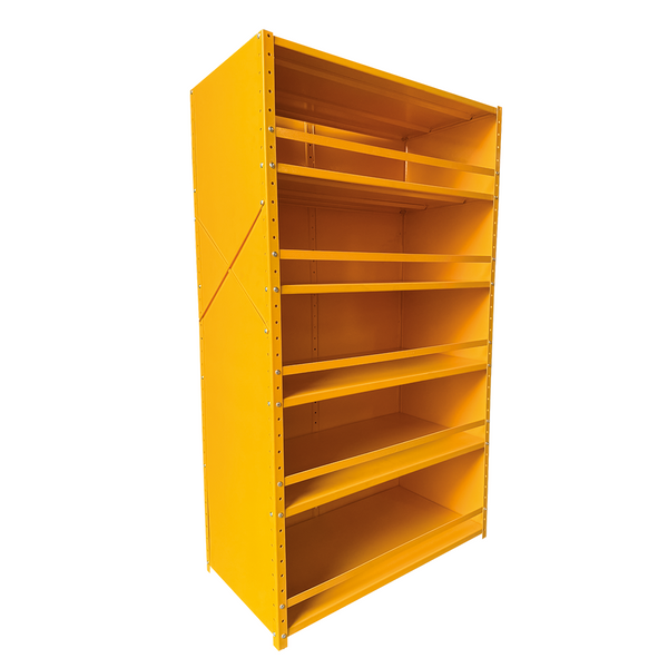 Rack Metálico Multiusos Amarillo - Organización y Resistencia para tu Espacio